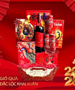 Giỏ quà Đắc Lộc Khai Xuân GT2604