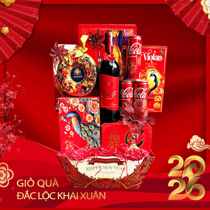 Giỏ quà Đắc Lộc Khai Xuân GT2604