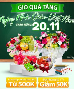 Giỏ trái cây ngày nhà giáo Việt Nam 20/11