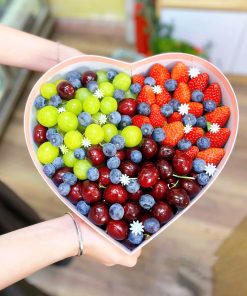 Hộp Hoa Quả Mix Cây Trái Tim