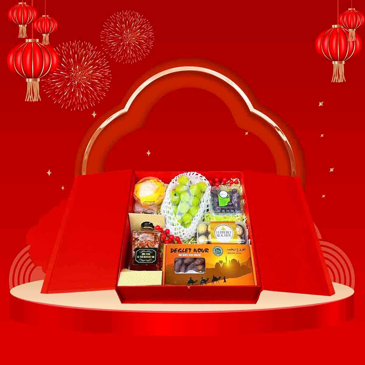 Hộp quà Tết trái cây HT2504