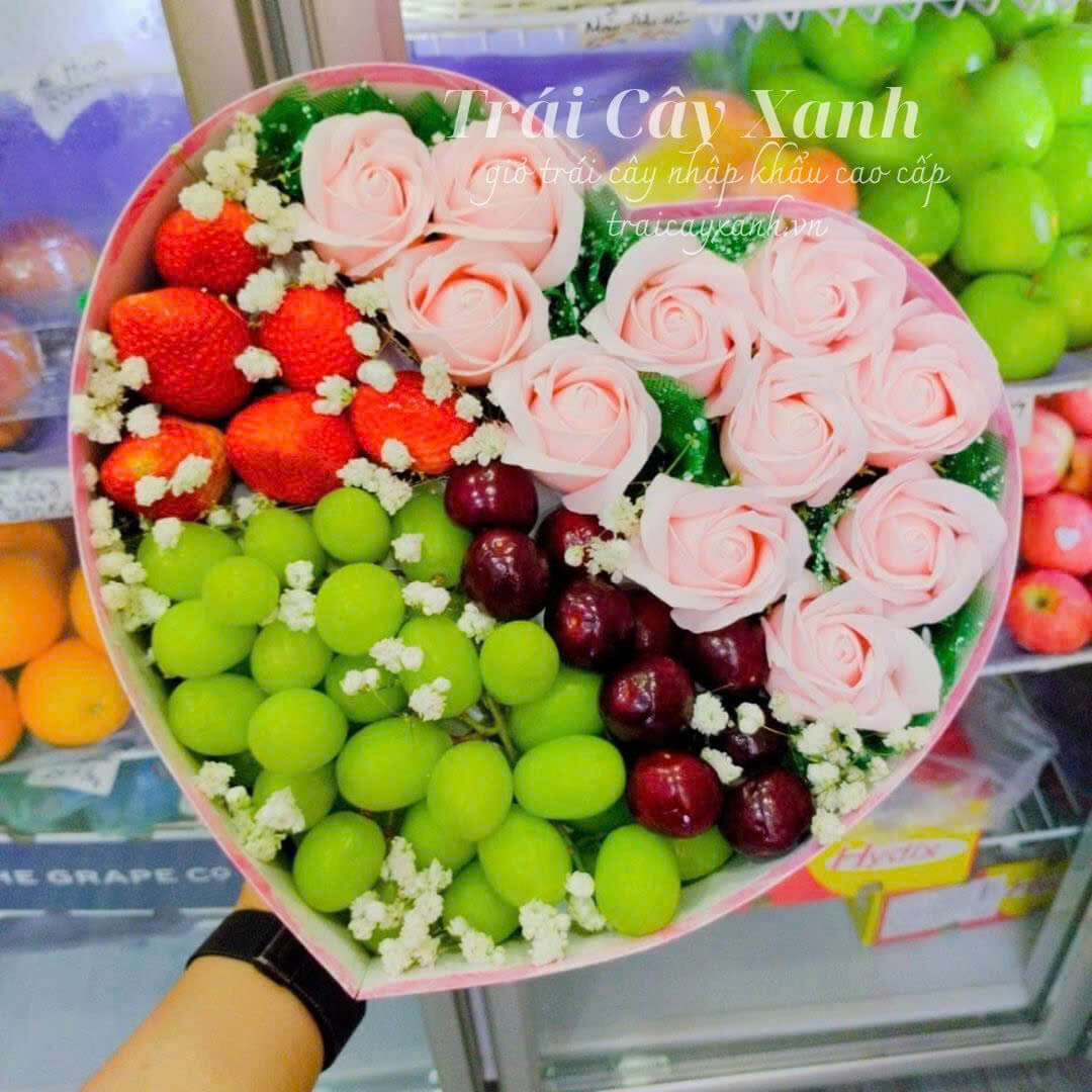 Hộp quà Cherry hình trái tim - Ảnh 6