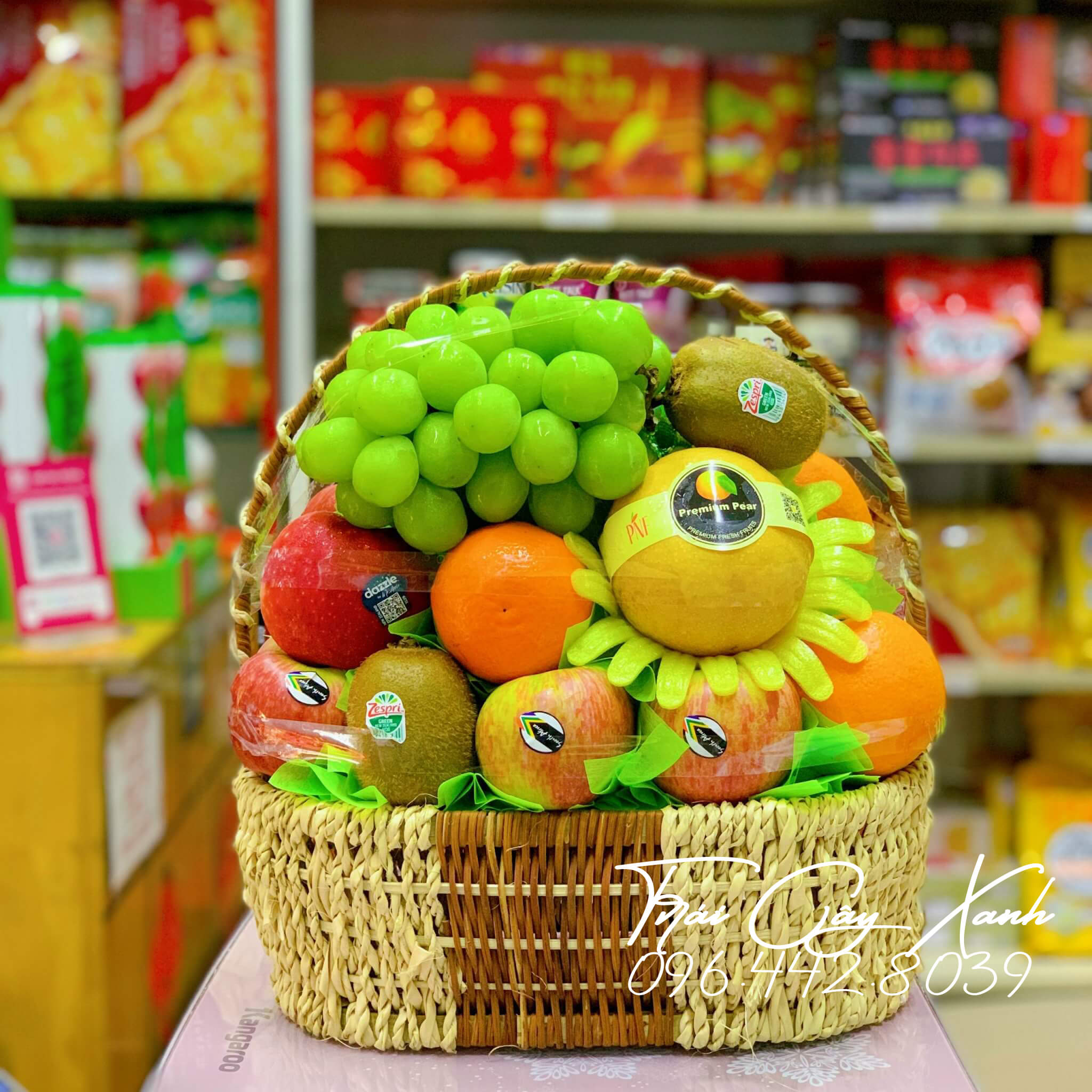 Lẵng Hoa Quả Thắp Hương