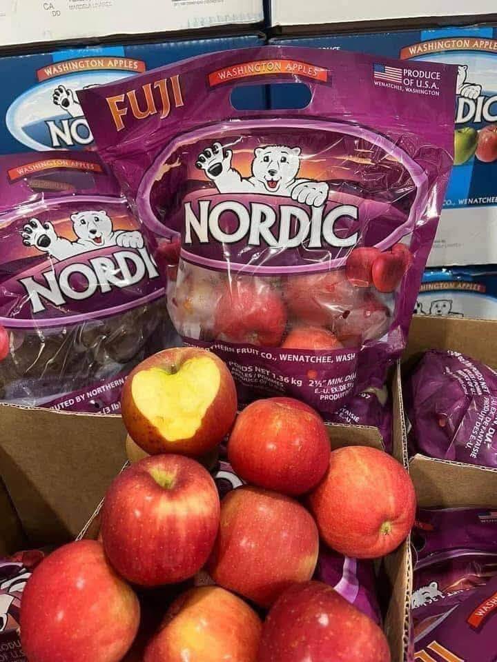 Táo Fuji Nordic Túi (1.5 Kg) – Táo đỏ Mỹ - Ảnh 3