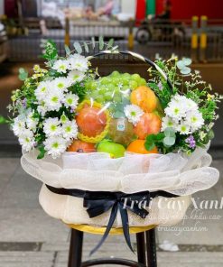 Giỏ Hoa Quả Thắp Hương