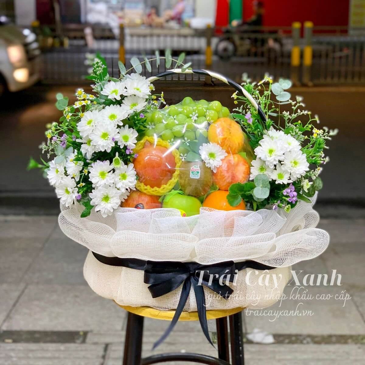 Giỏ Hoa Quả Thắp Hương