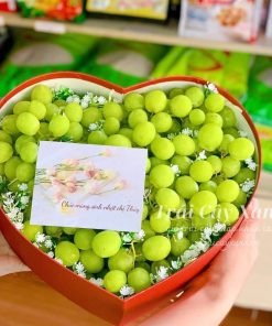 Hộp Quà Nho Hình Trái Tim