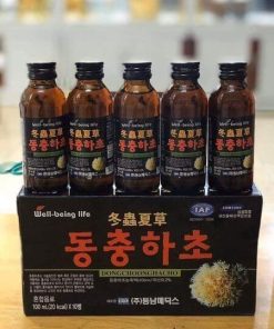 Alternative view of Set 10 Chai Nước Đông Trùng – Chai 100ml
